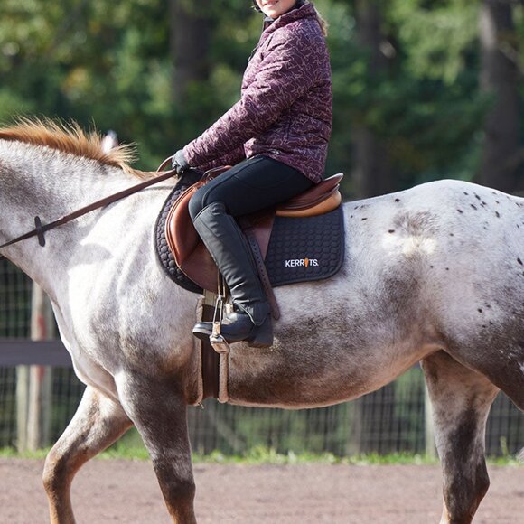 Horseriding:Kerrits Activewear Kids Sit Tight Wind Pro® Knee Patch Riding Tight - Picture 2 of 4